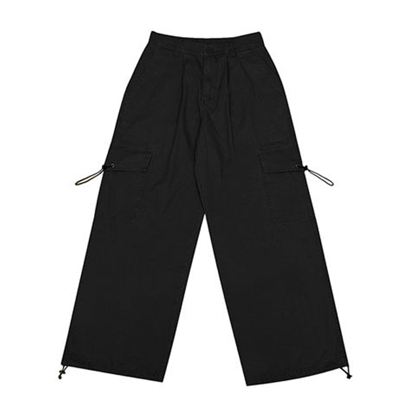 Autumn Retro Wide Leg Workwear Pants