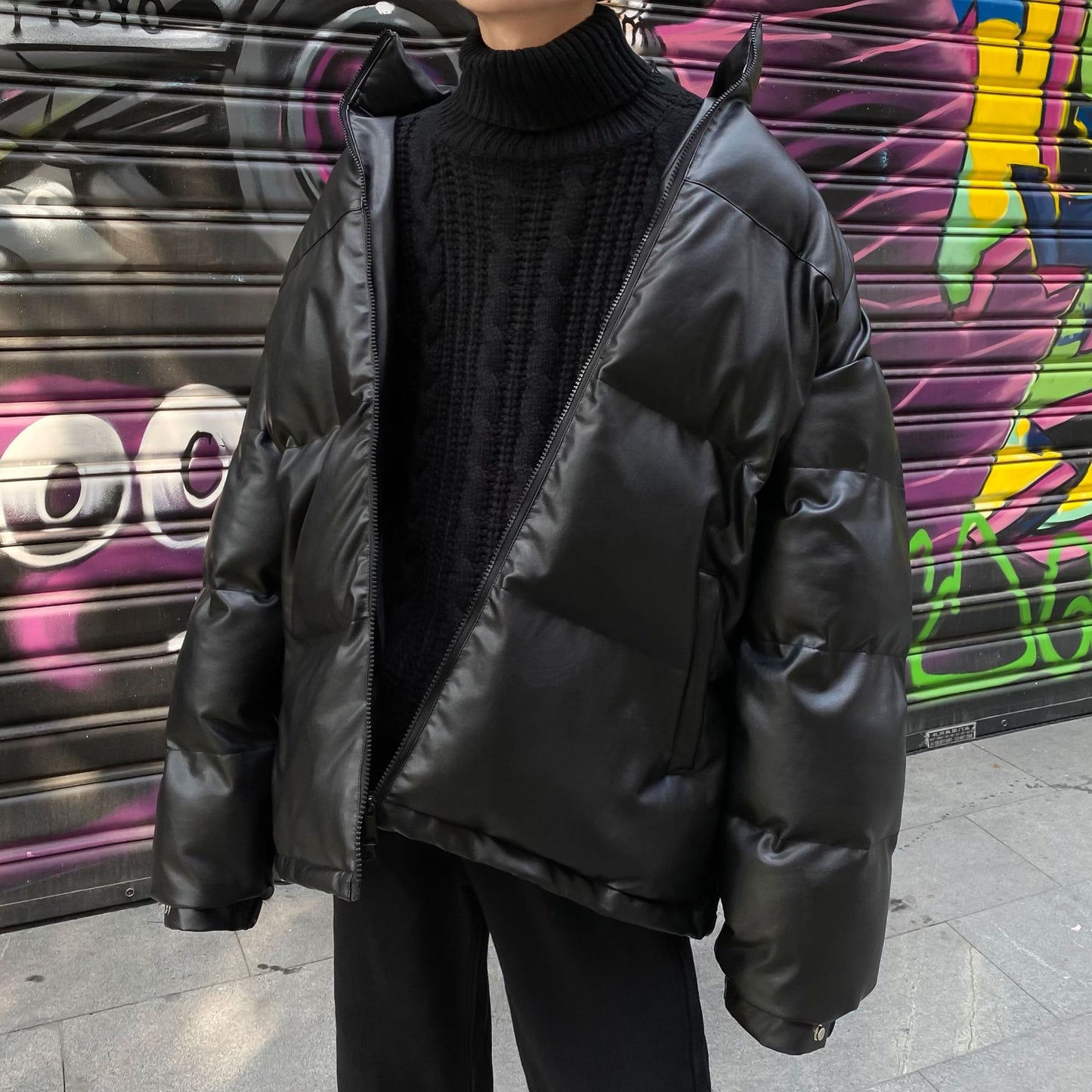 PU Skin leather Dawn Jacket