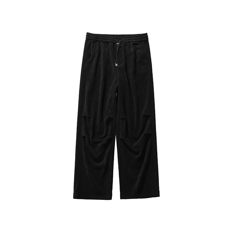 Retro Plush Casual Pants