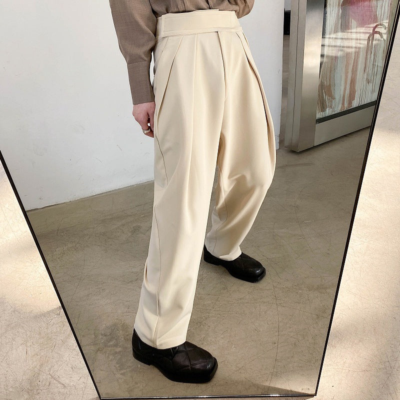 Straight Tube High Waist Harem Trousers