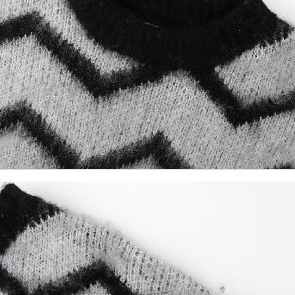 Thickened Minority Knitted Sweater