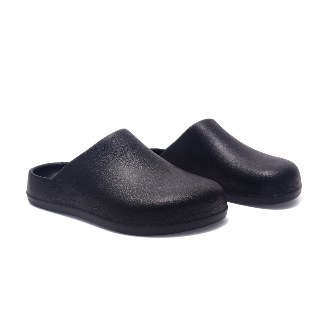 Solid Color EVA Outer Wear Closed-toe Slippers