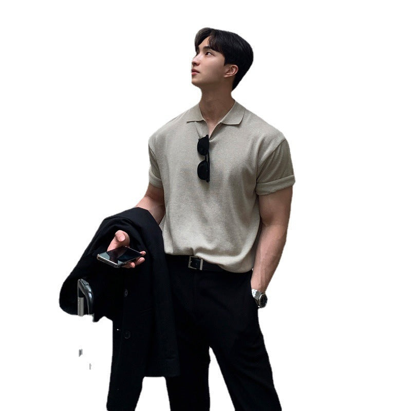 Half Sleeve Fiber Polo Shirt