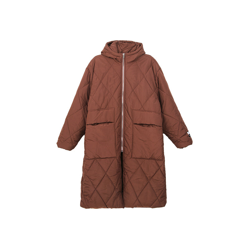 Splicing Layered  Medium-length Dawn Coats