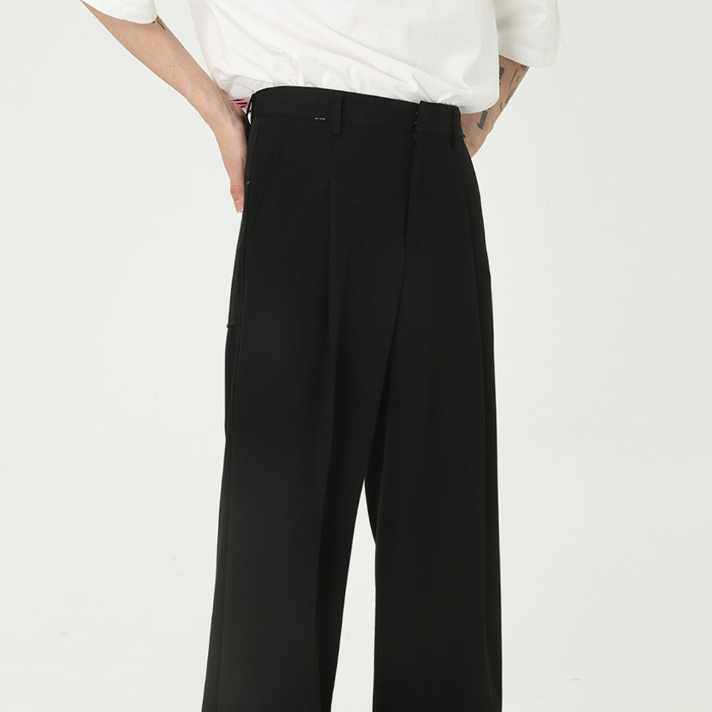 Versatile Straight Waist Trousers