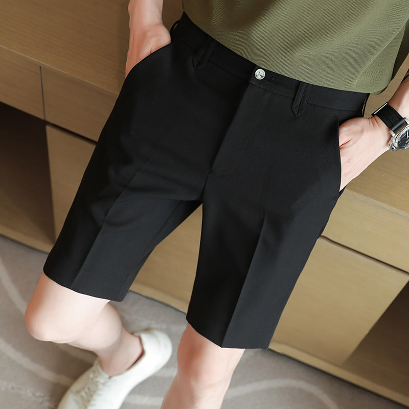 Half Elastic Waist Shorts