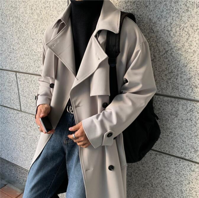 Autumn Double-breasted Trench Loose Trend Coat