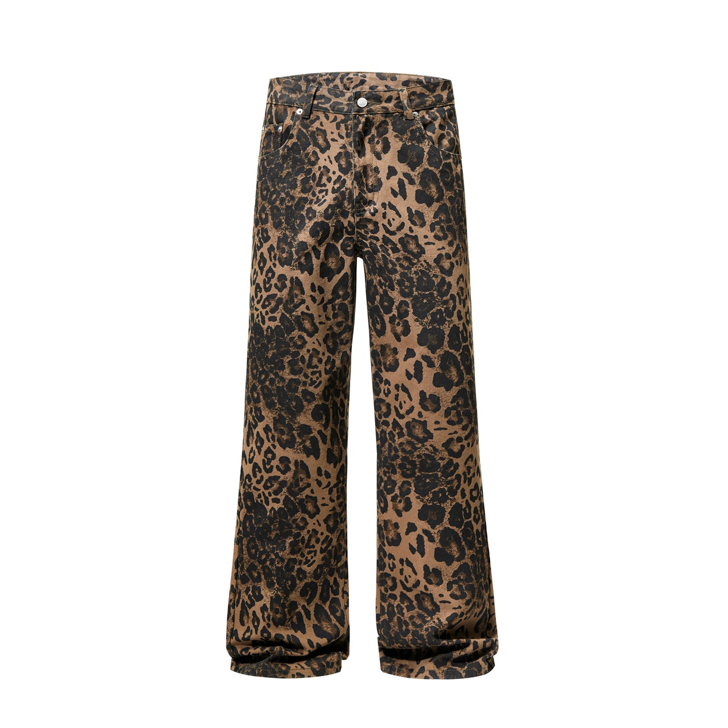 Vintage Leopard Print Jeans