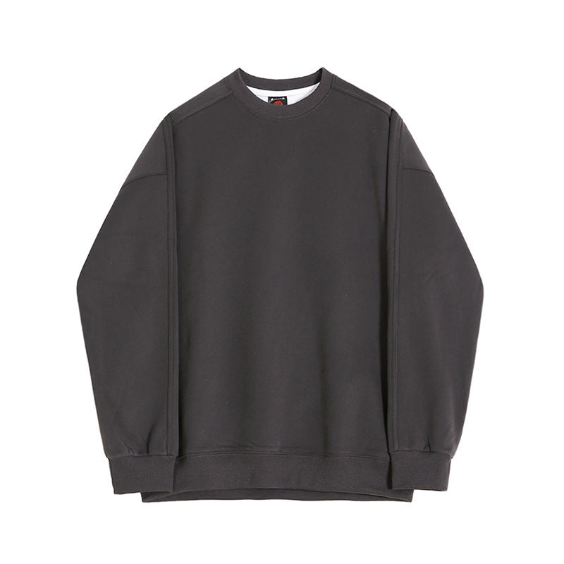 Simple Retro Crew Neck Sweater