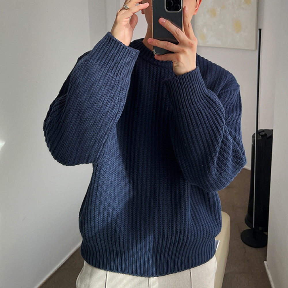 Round Neck Sweater Inner Layer Knit