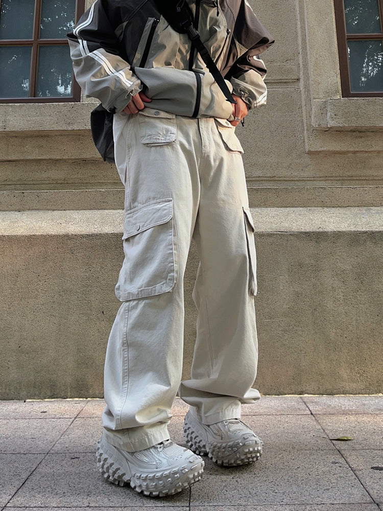 Casual Multi-pocket Retro Cargo Pants