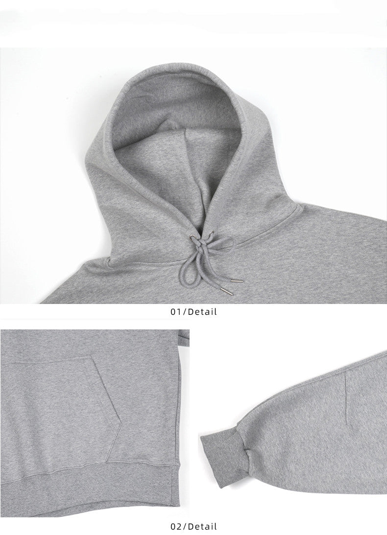 Autumn Grey Sweater Hood