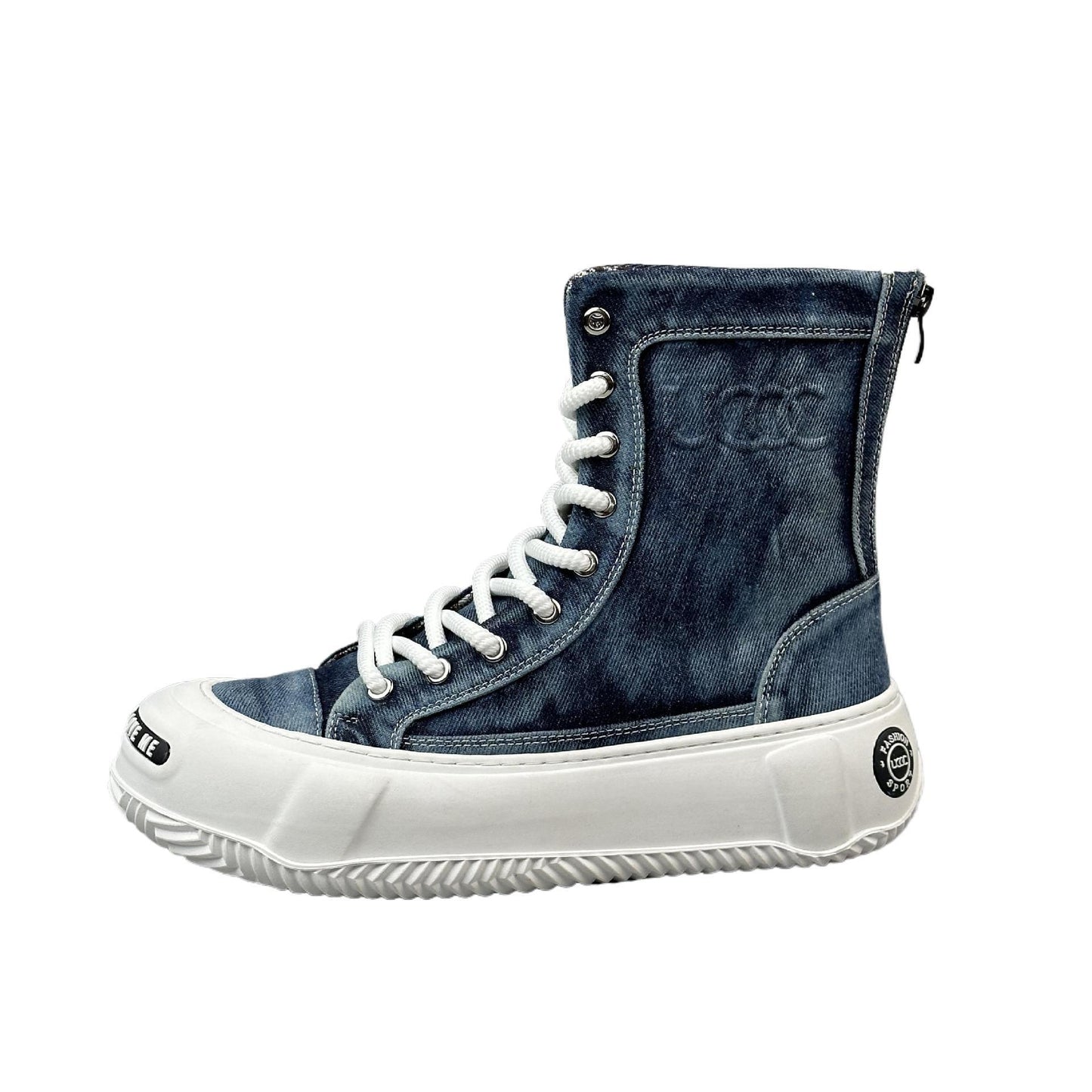 High-top Canvas Boots