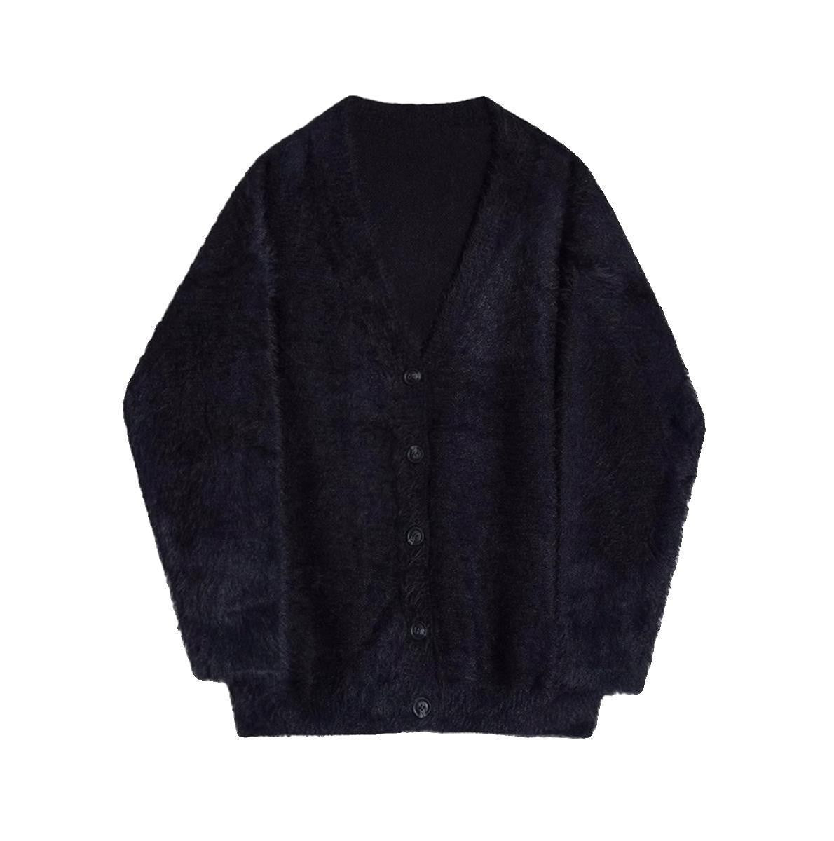 Lazy Wind Mink Wool Knitted Cardigan