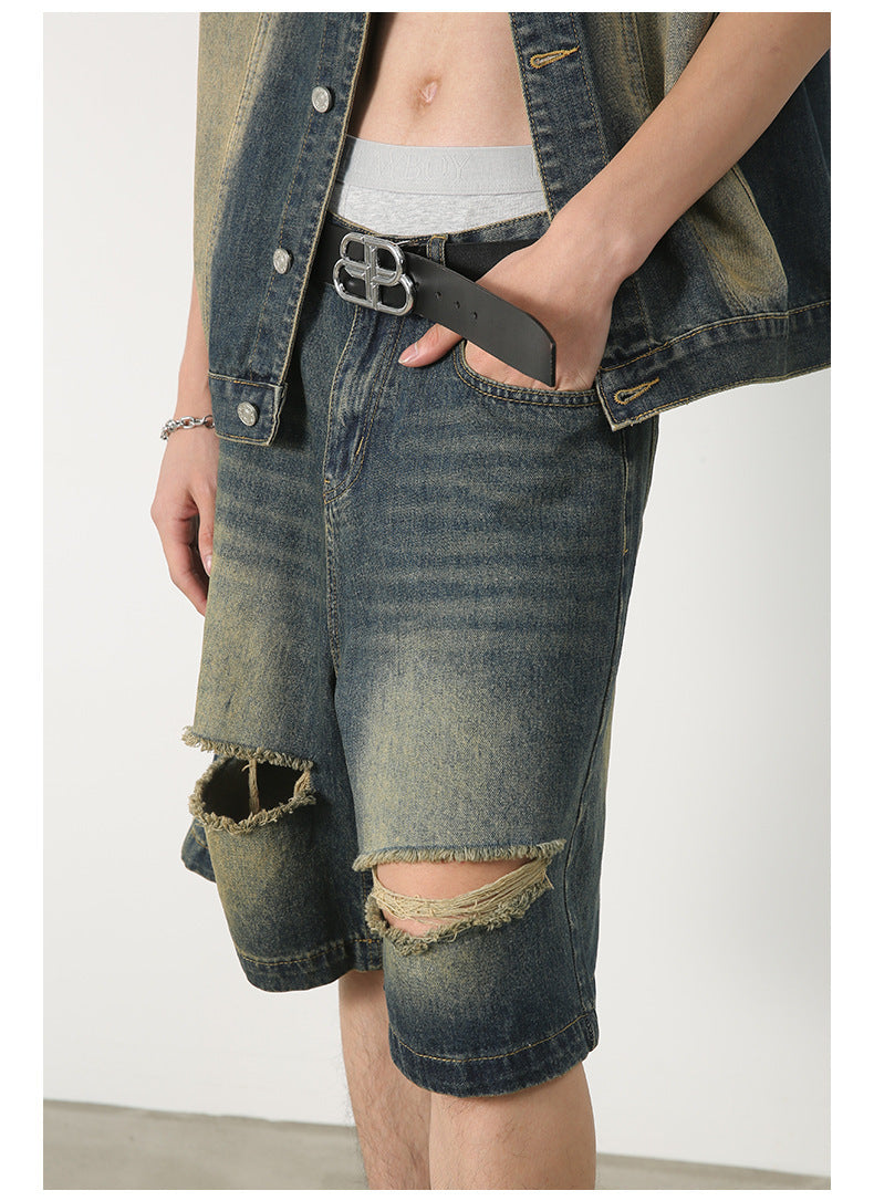 Baggy Denim Shorts