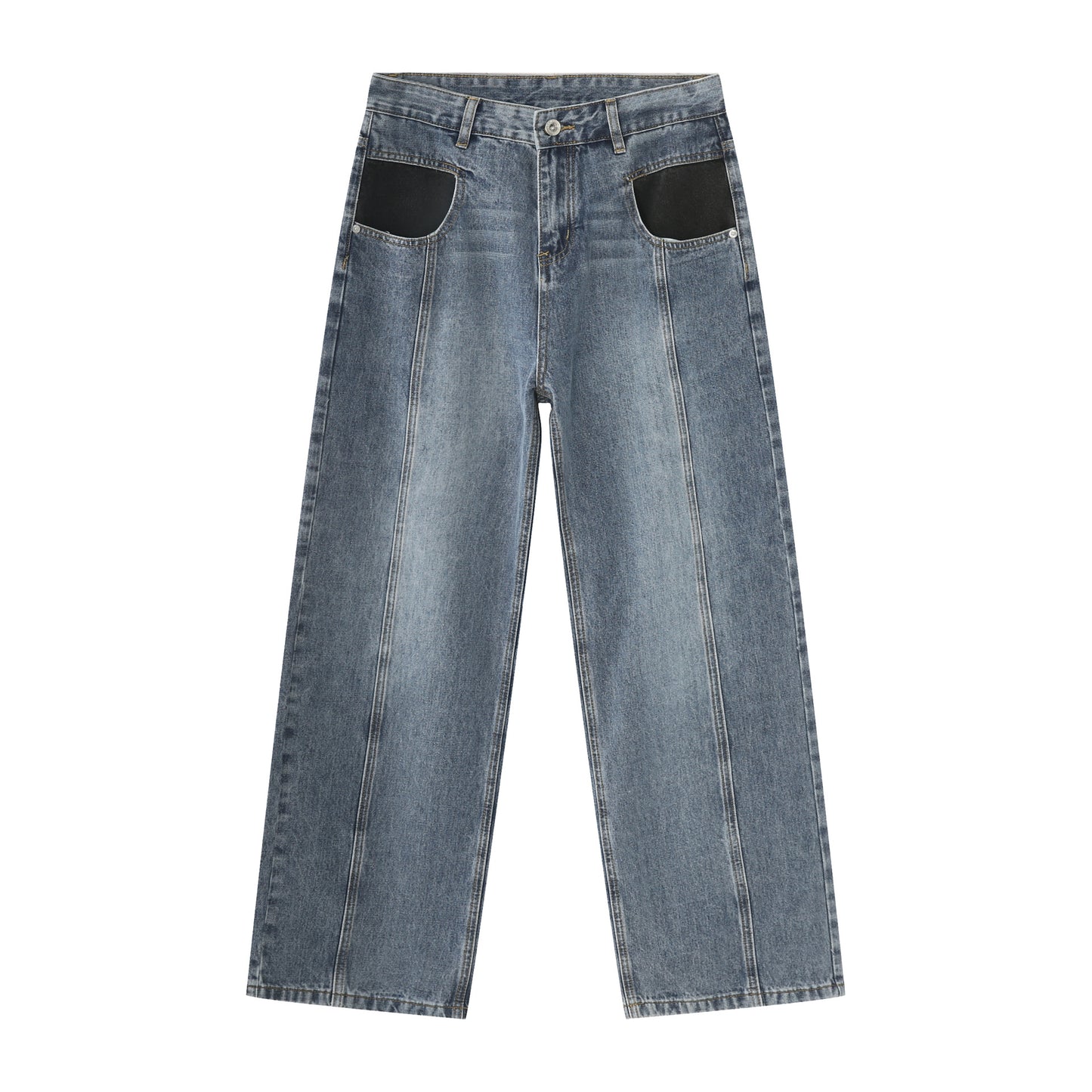 Vintage Jeans Special-interest Design Pants