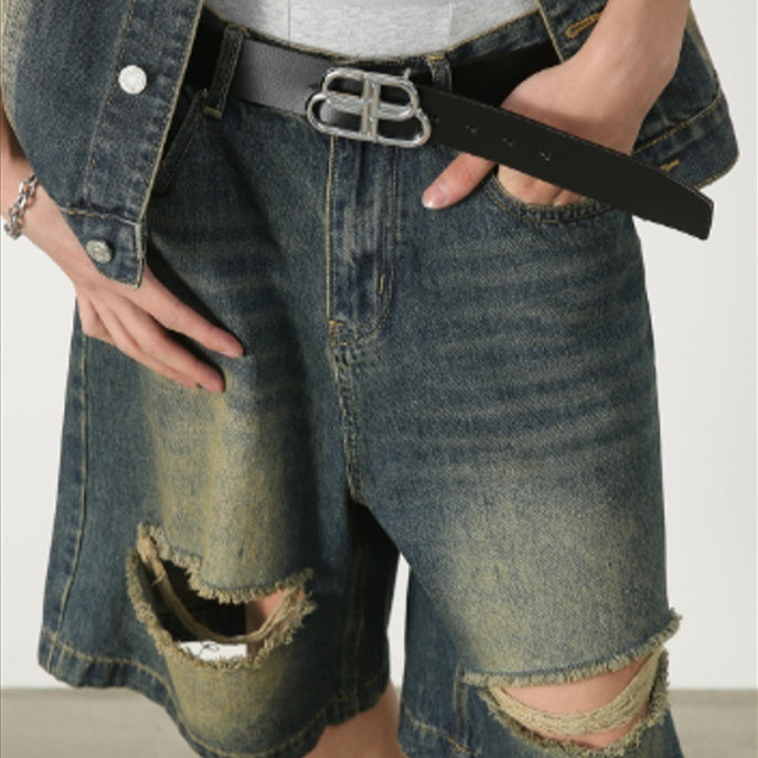 Baggy Denim Shorts