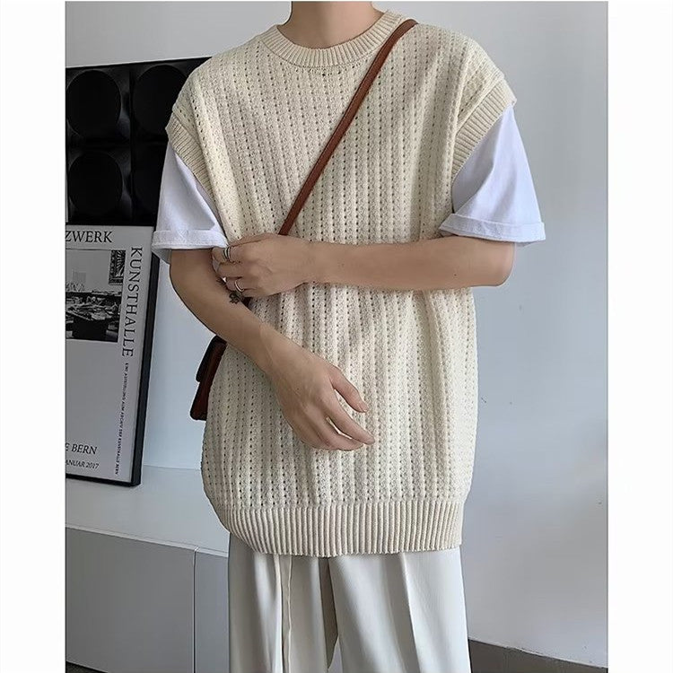 Sweater Vest Knitted Bottoming Shirt