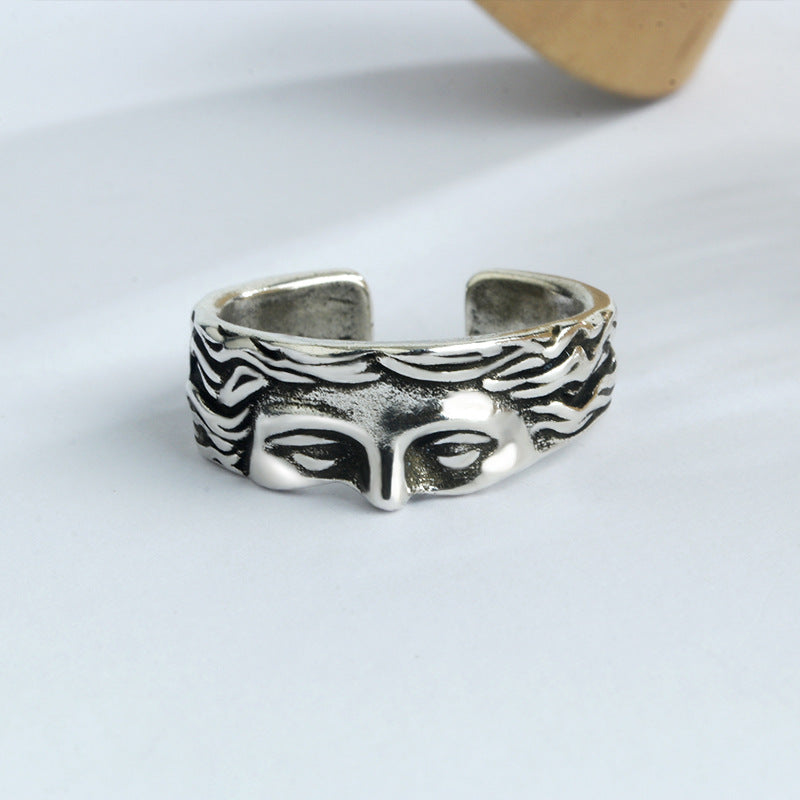 Venus Half Face Open Ring (Unisex)