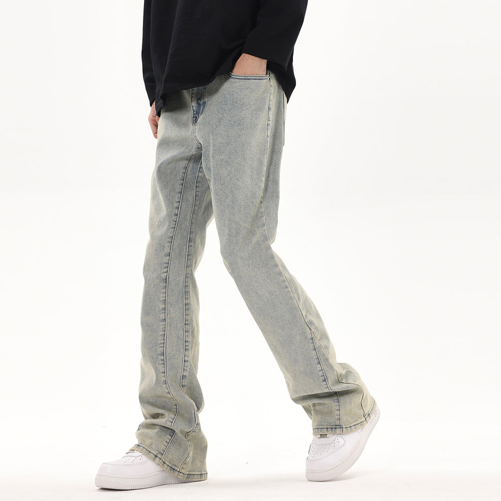 Loose Fitting Micro Flared Jeans