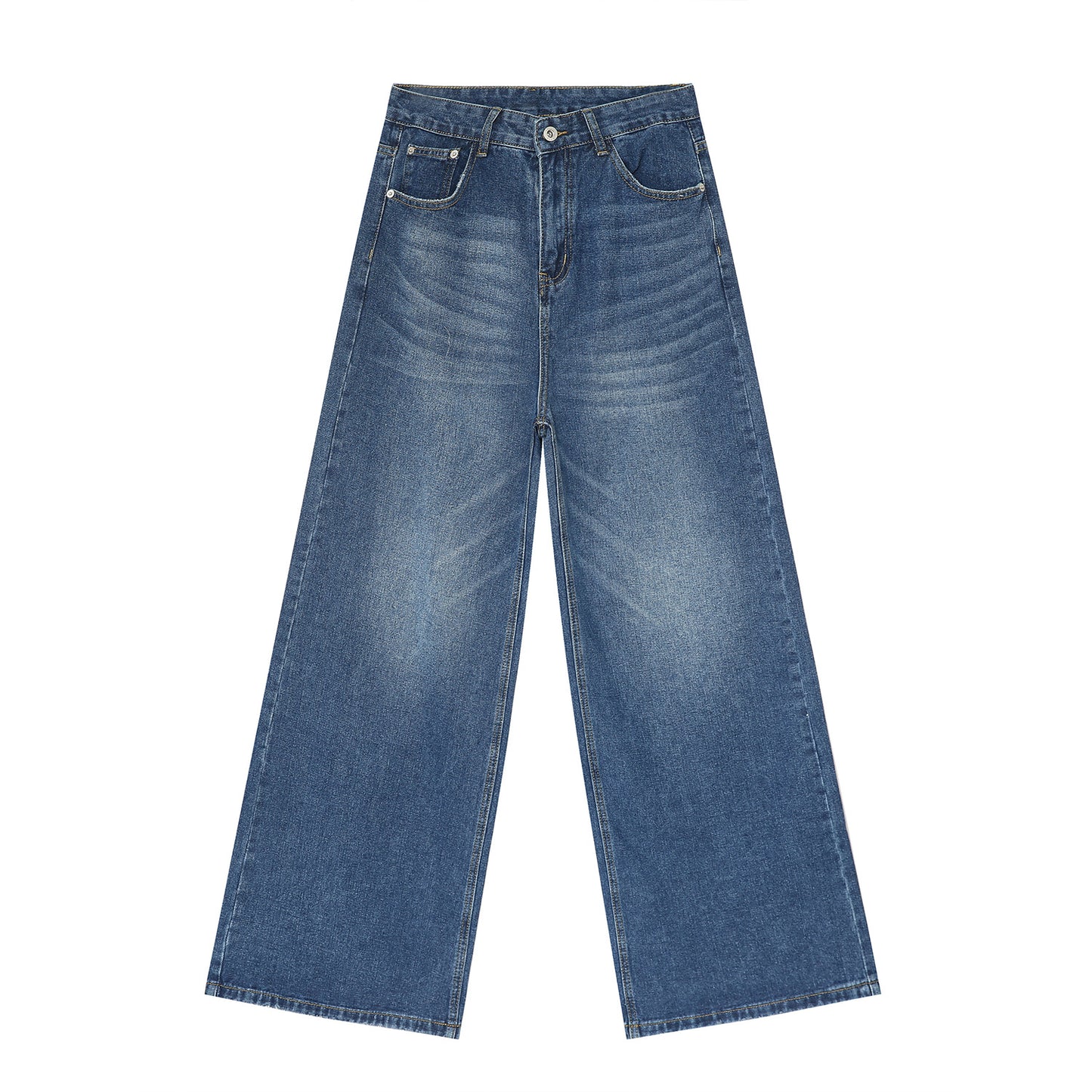 Straight Mop Loose Casual Jeans