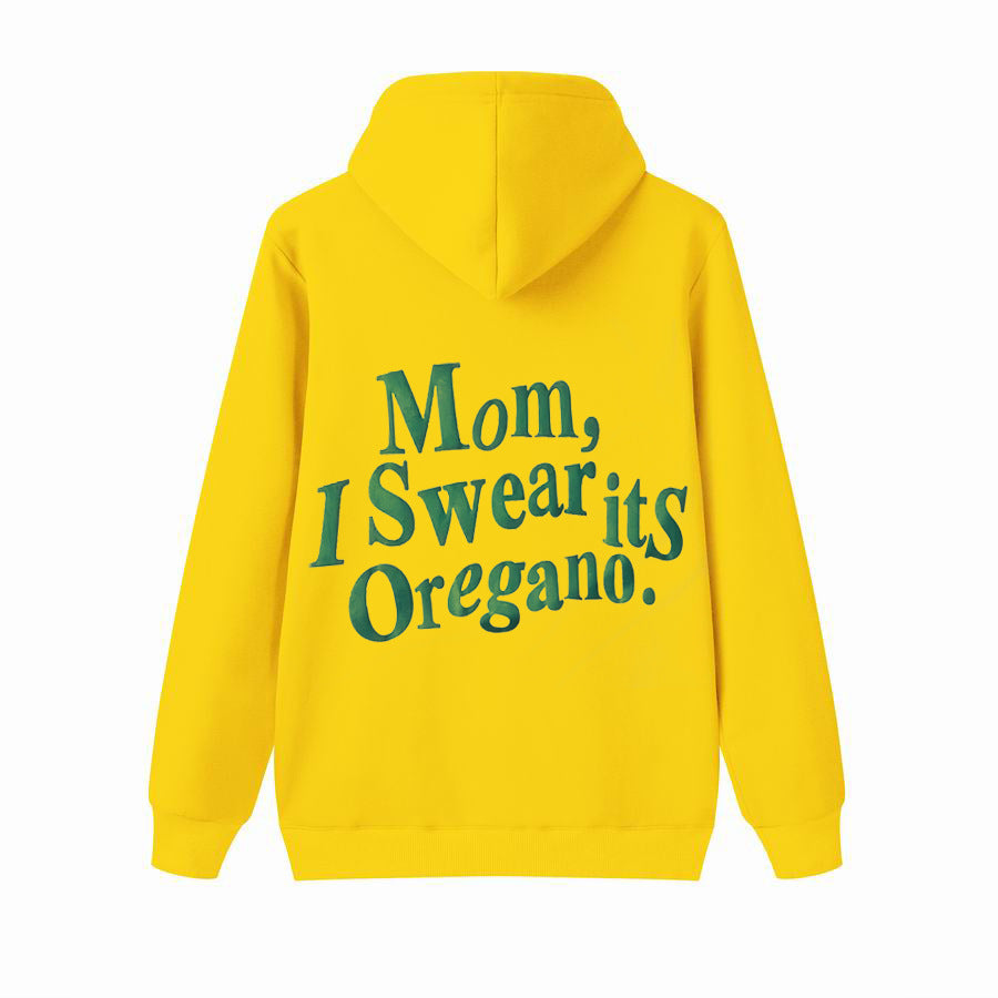 Hoodie Brushed Letter Print