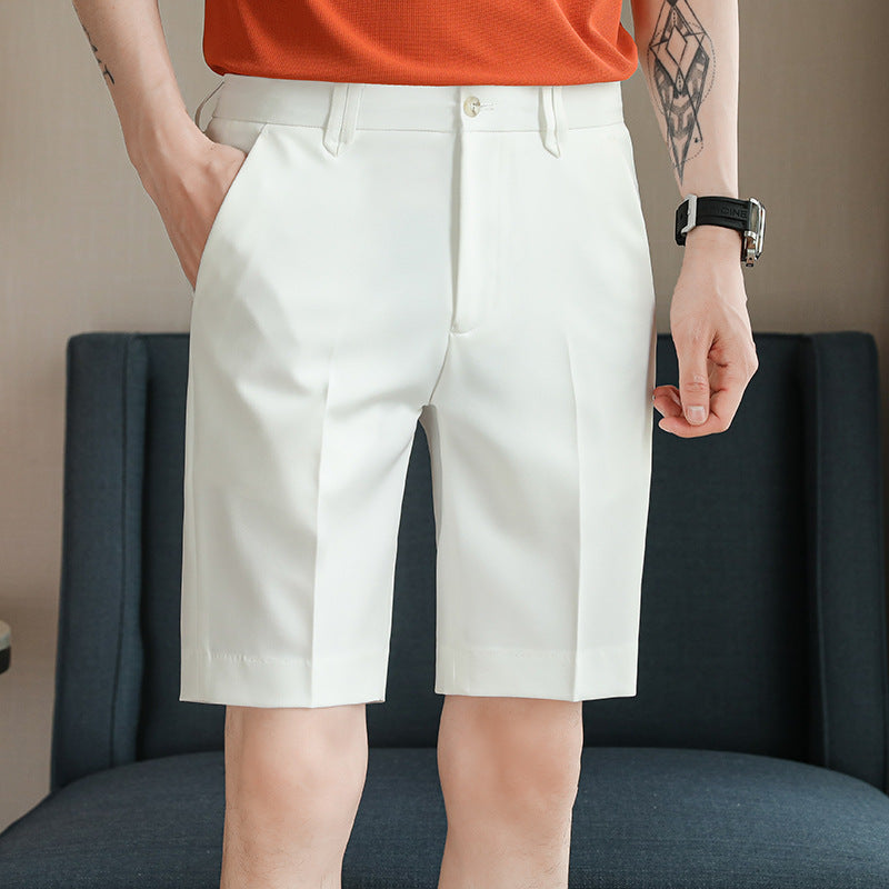 Half Elastic Waist Shorts