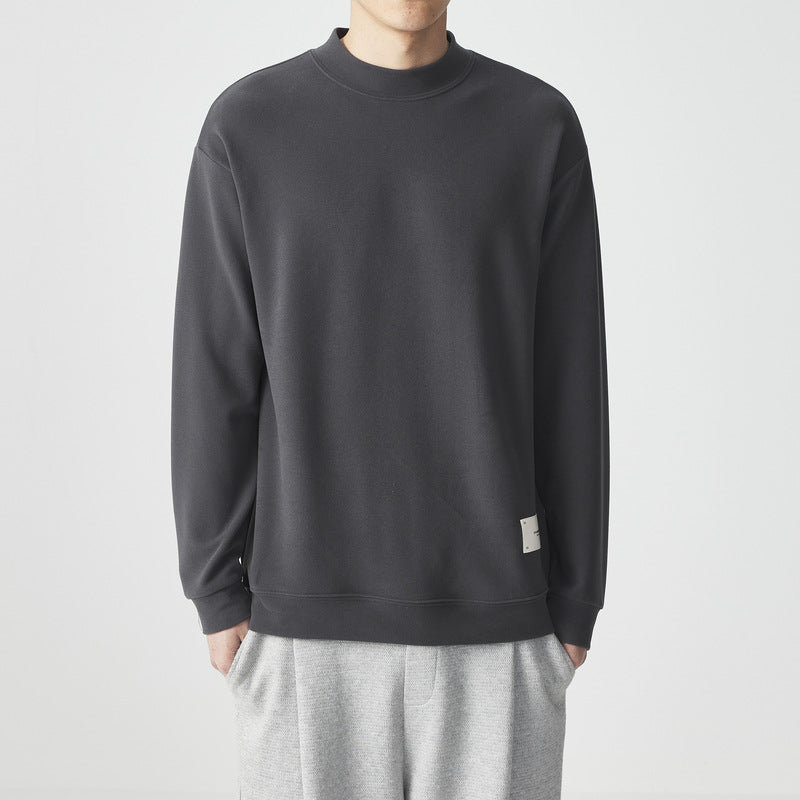 Half-high Collar Long Sleeves Men