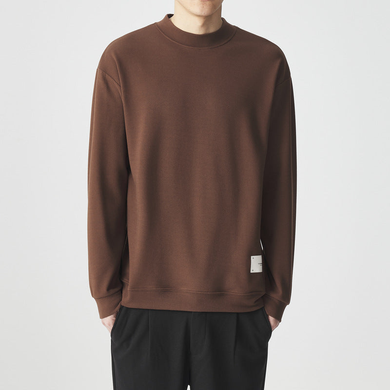 Half-high Collar Long Sleeves Men