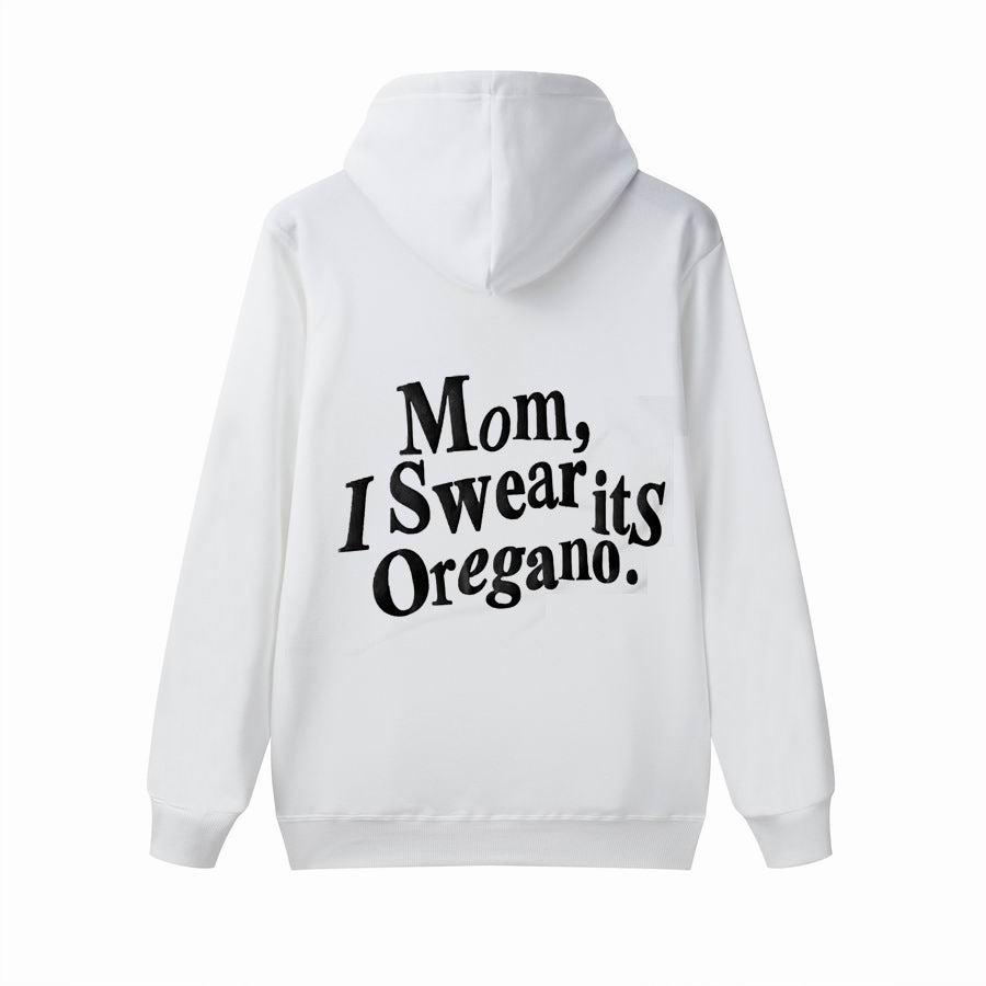 Hoodie Brushed Letter Print