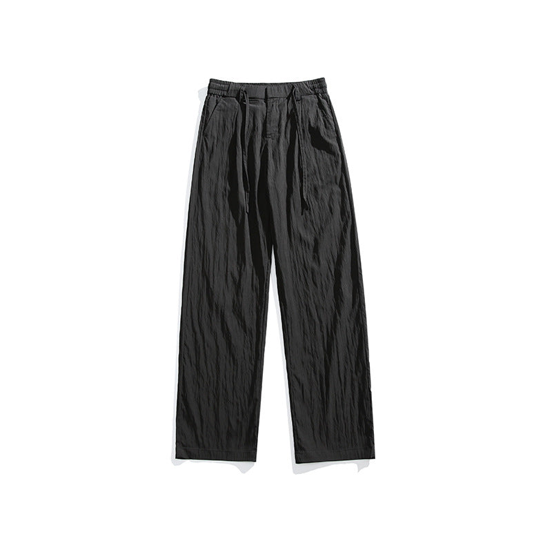 Ice Silk  Casual Draping Trousers