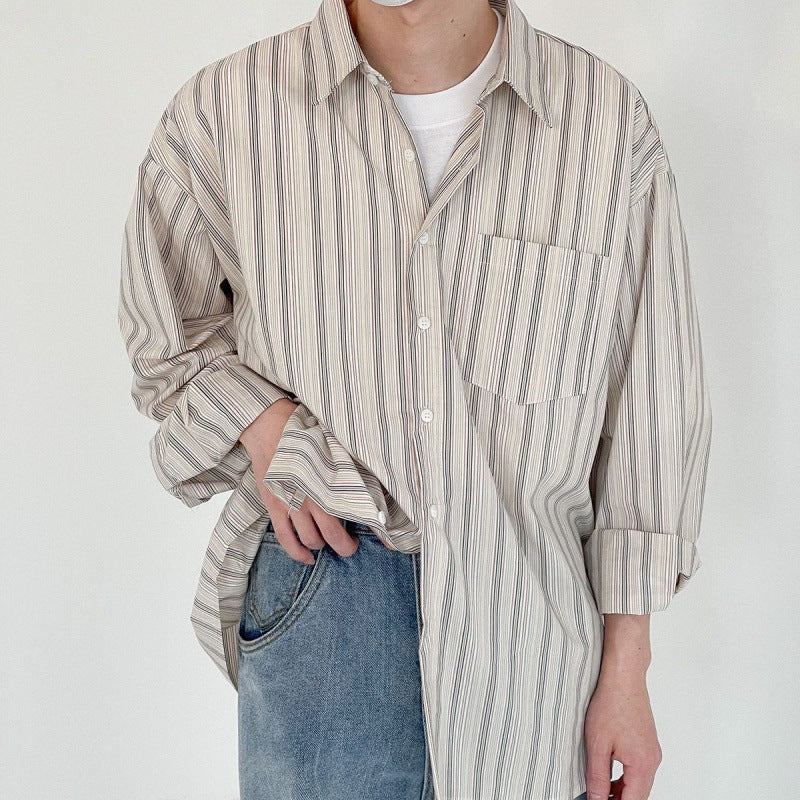 Striped Long-sleeved Shirt