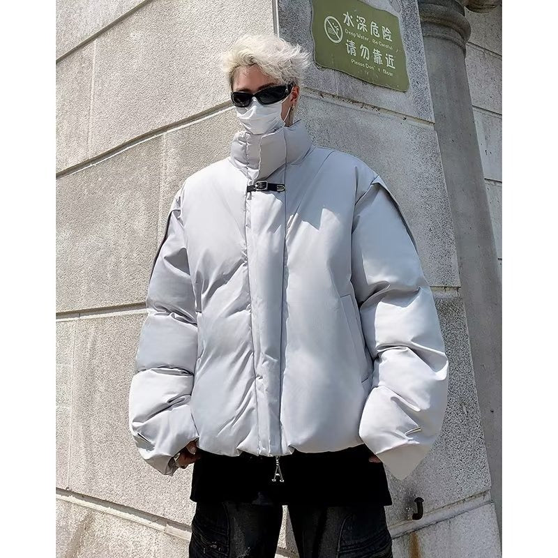 American High Street Short Thickened Cotton Padded Coat