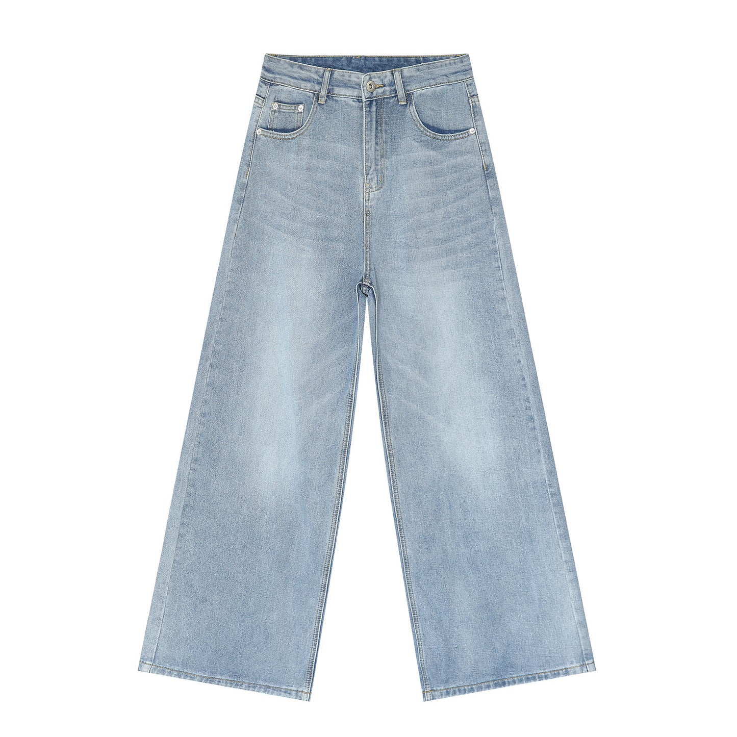 Straight Mop Loose Casual Jeans