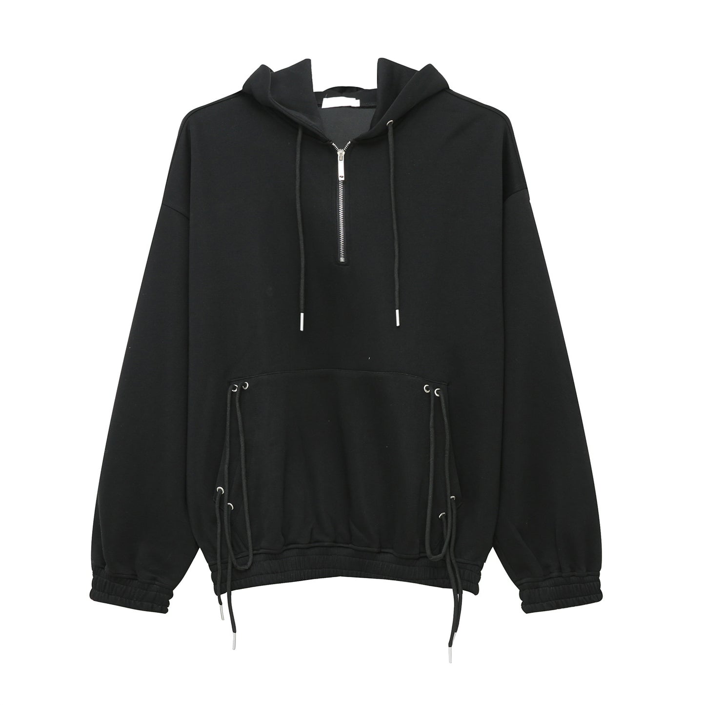 Loose Drawstring Hooded Leisure Sports Sweater