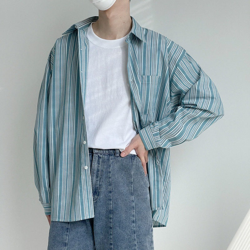 Striped Long-sleeved Shirt