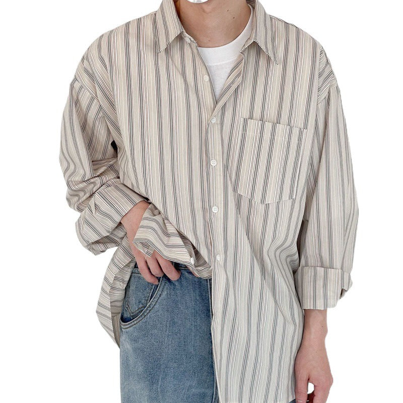 Striped Long-sleeved Shirt