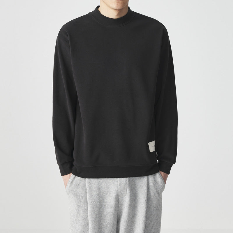 Half-high Collar Long Sleeves Men