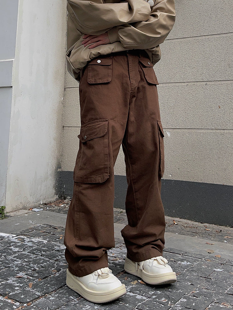 Casual Multi-pocket Retro Cargo Pants