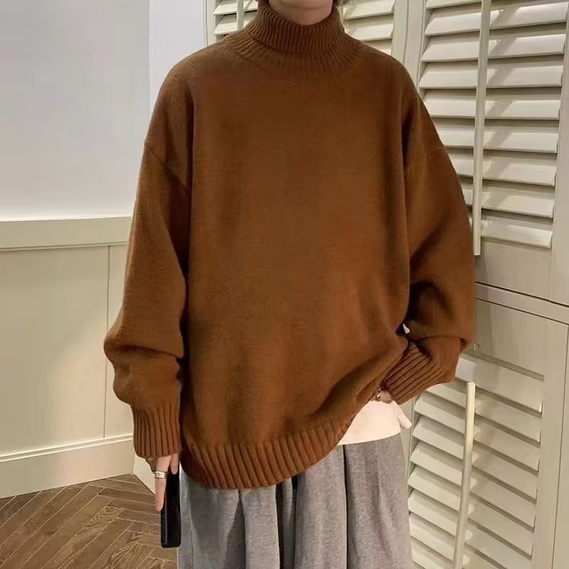 Turtleneck Autumn Winter Loose Lazy  Sweater