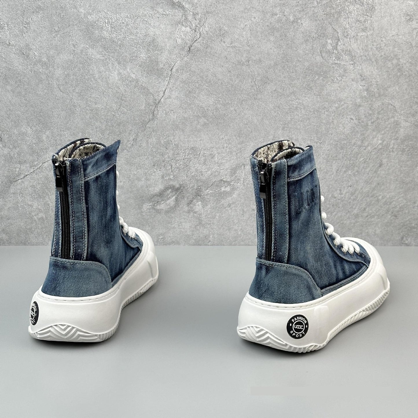 High-top Canvas Boots