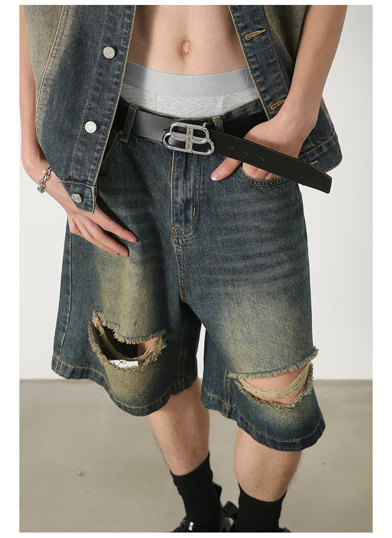 Baggy Denim Shorts