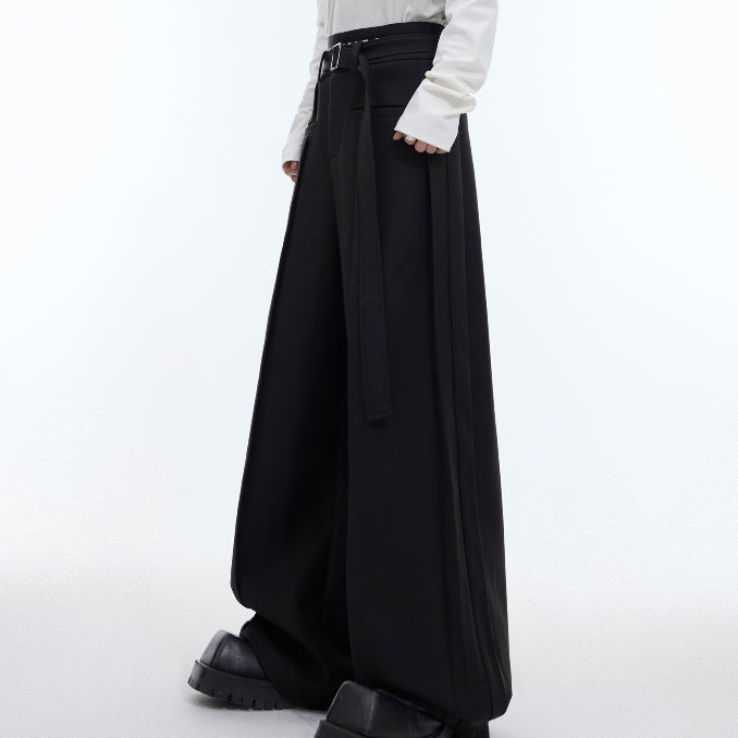 Three-dimensional Casual Pants Wide-leg Pants