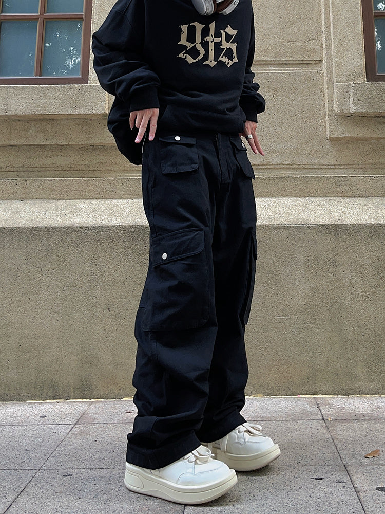 Casual Multi-pocket Retro Cargo Pants