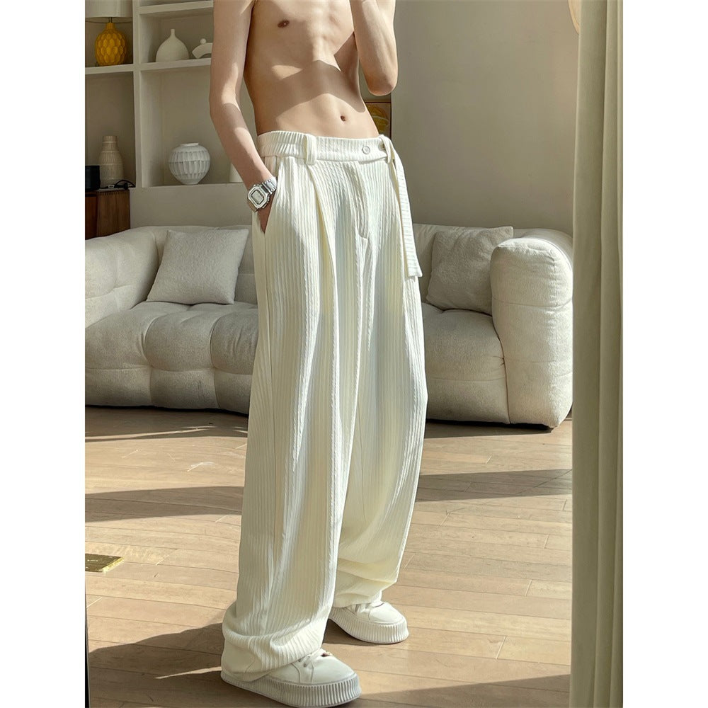 Ice Silk Cool Casual Suit Pants