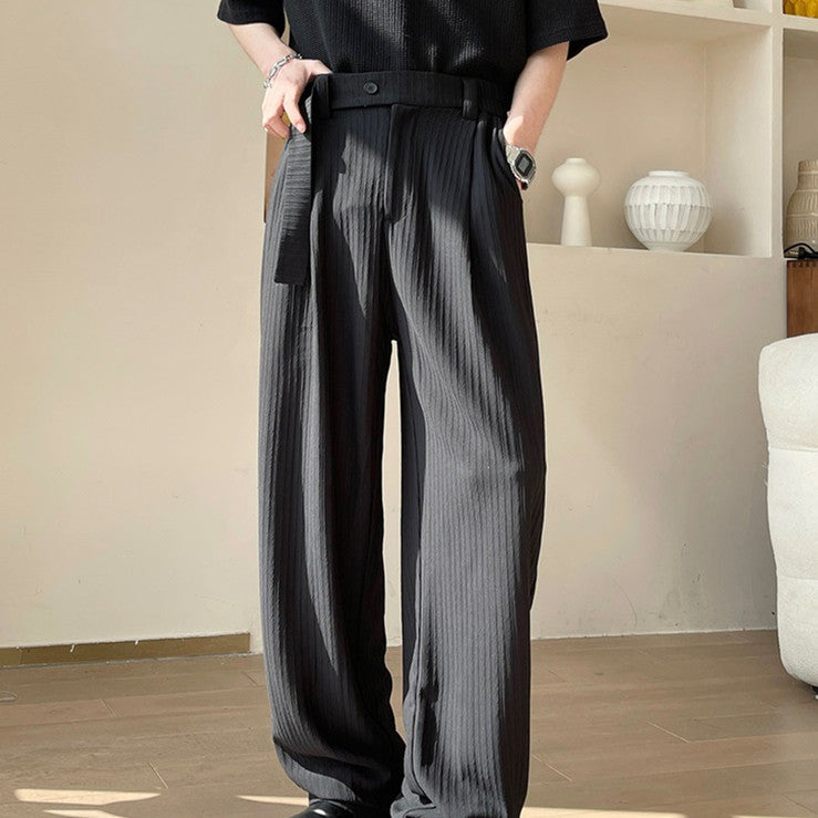 Ice Silk Cool Casual Suit Pants