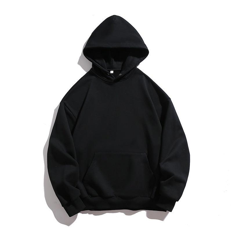 Basic Simple Loose Solid Color Hoodies