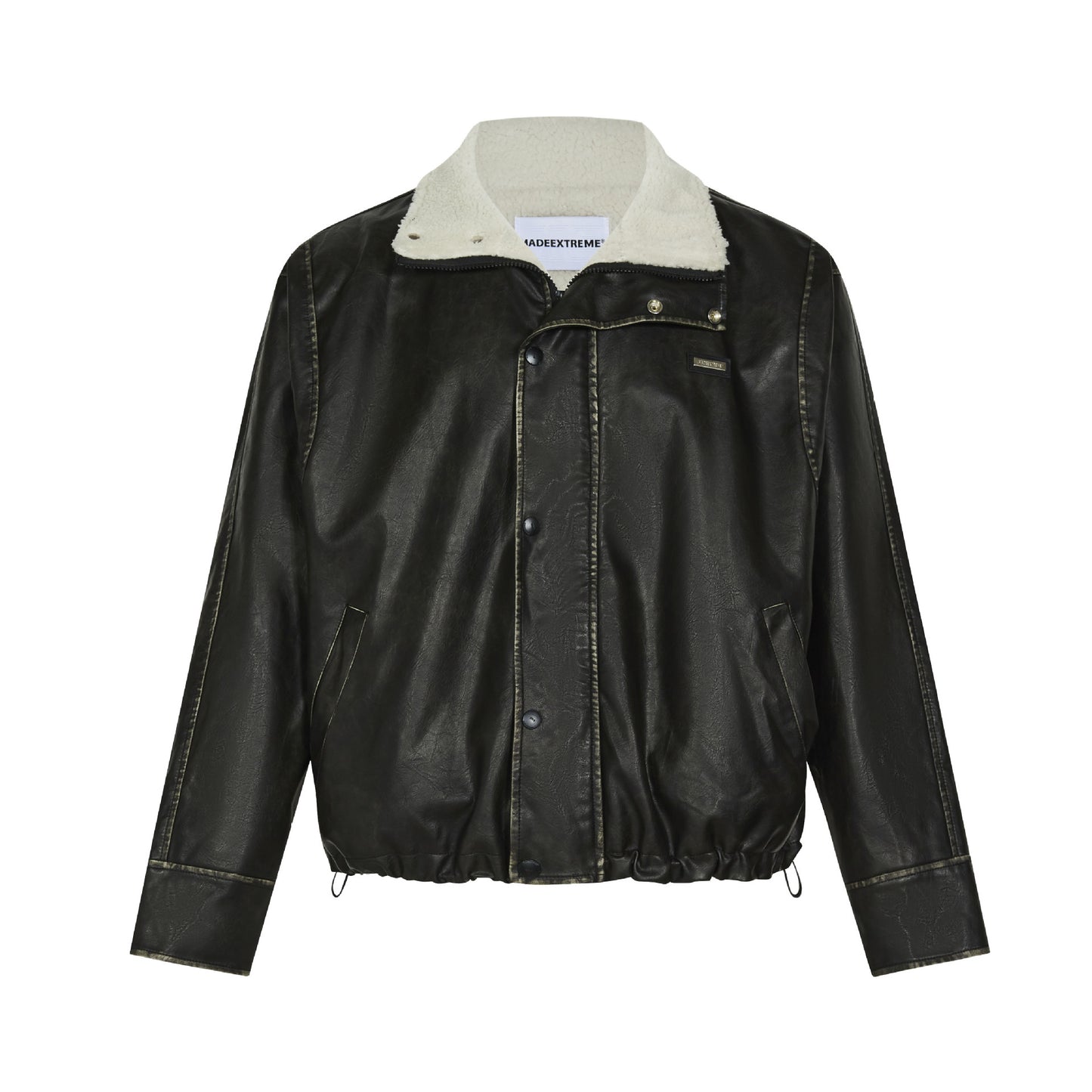 Winter Retro MenThickened Coat Leather Jacket (Unisex)