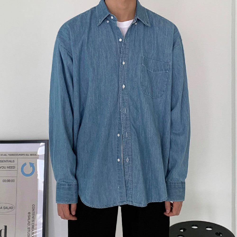 Tooling Loose Denim Shirt