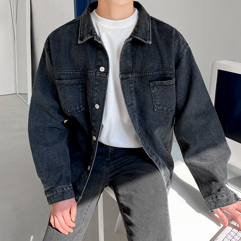 Loose Denim Work Jacket